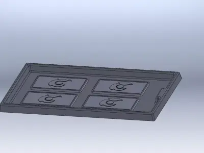 Papua New Guinea Bird Bar Chocolate Mold Free 3D model