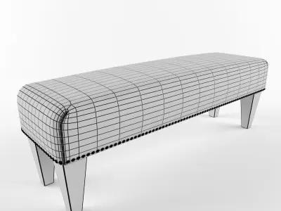 Fairfax Bench Free 3D model