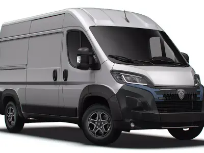 Peugeot e Boxer Van L2H2 2024 3D model