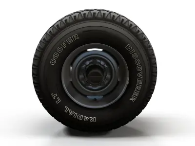 Offroad truck wheel 3D model