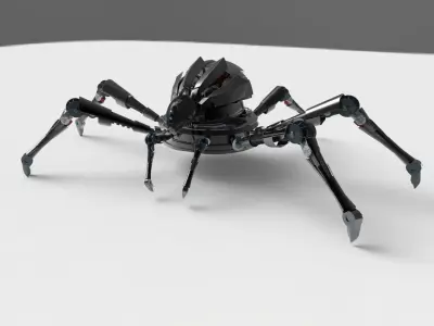 Sci-Fi Spider 3D model