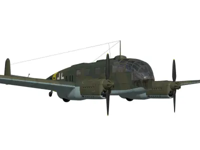 Siebel Si204D 3D model
