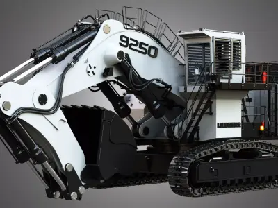 Liebherr - R9250 Hydraulic Mining Excavator 3D model