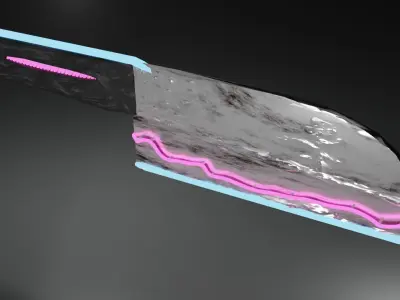 Cyberpunk butcher knife Free 3D model