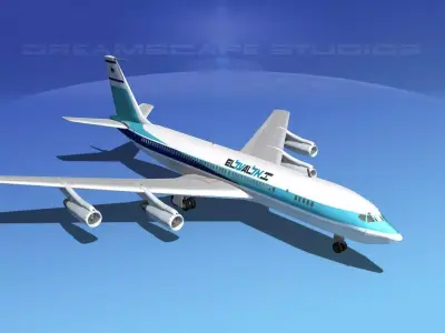 Boeing 707 El Al 3D model