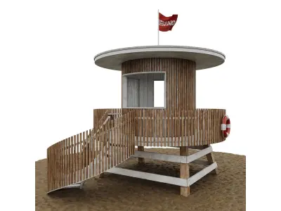 Rescue Tower 2 3D model