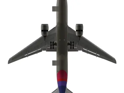 Boeing 777-200ER Asiana Airlines 3D model