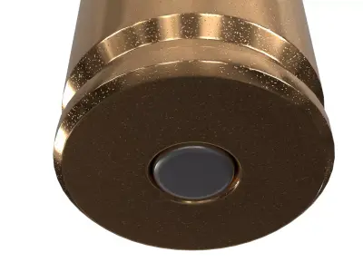 50 BMG Ammo PBR Low-poly 3D model