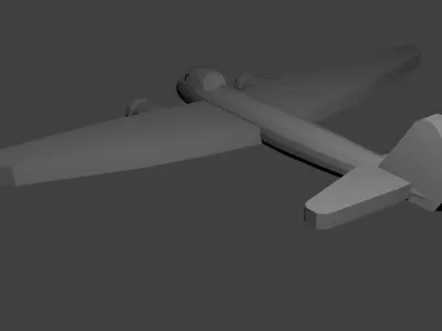 German Junkers Ju-88 Medium Bomber Aircraft Free 3D print model