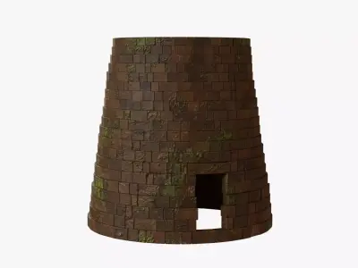 Nuraghe Cartoon 3D model