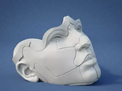 Sci-Fi Head 3D print model purchase