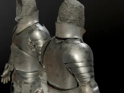 SOLDIER Medieval Knight 3D model