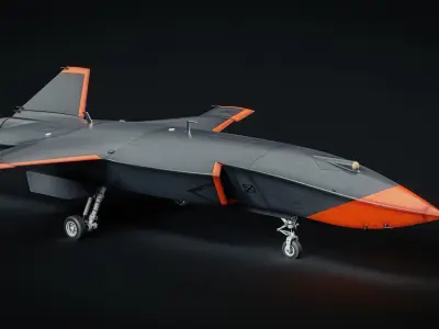 Boeing MQ-28 Ghost Bat Drone 3D model