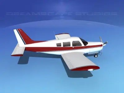 Piper Turbo Arrow 240 V05 3D model