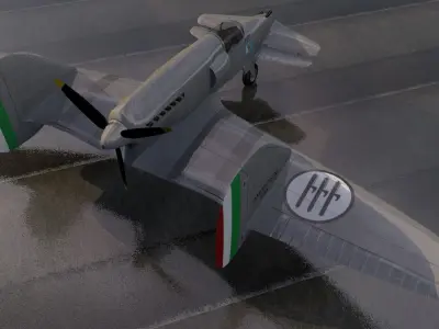 SAI Ambrosini SS-4 3D model