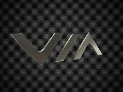 via logo 3D model