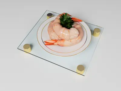 King Prawn 3D model