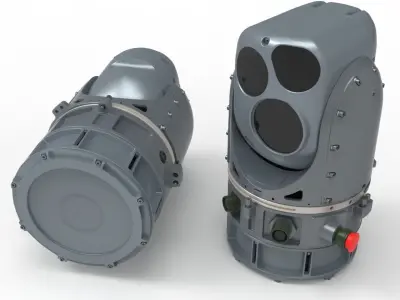 Militaty Thermal Vision Camera 3D model