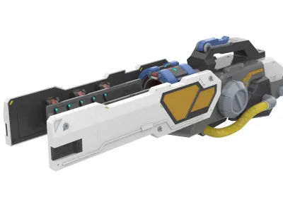 Winston Tesla Cannon - Overwatch - Printable - STL - Commercial 3D print model