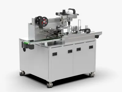 Automatic Mobile Phone Screen Film Sticking Machine 3D model