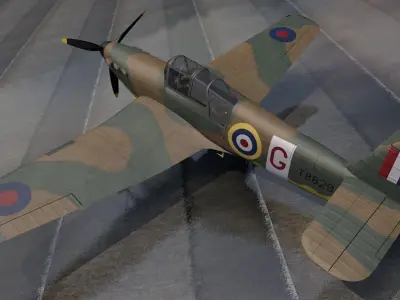 Miles M-9a Master Mk-1 3D model