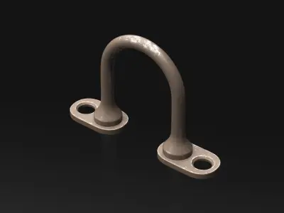 23 Hard Surface Sub-D Heavy Grip Rails and step Elements 3D model