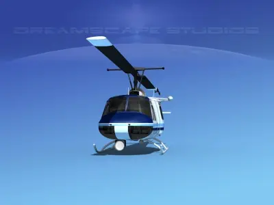 Bell 204 Corporate 3D model