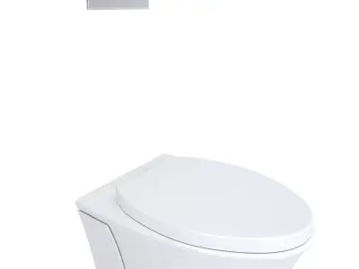 Toilet-003 elongated toilet 3D model