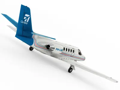 Cessna 550 Citation II 3D model