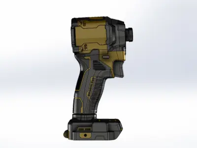 Parafusadeira Eletrica DeWalt Electric Screwdriver 3D model