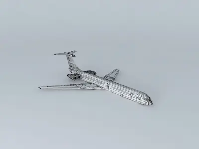 Template  Illyushin Free 3D model