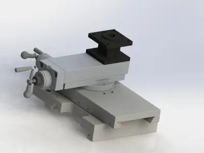 Xy fine tuning handle adjusts the module 3D model