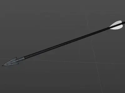 Arrow bow Free 3D model