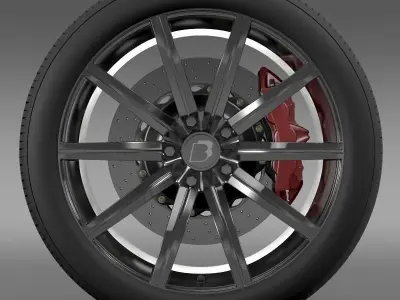 BB Audi R8 wheel 3D model
