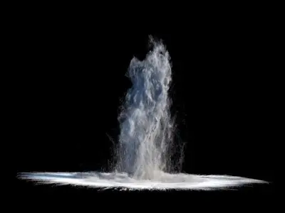 Houdini Power Asset - Waterbomb Impact Asset Tool 3D model