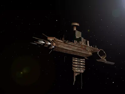 Space station  3D model buy