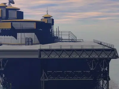 Processing Plant Station 3D model