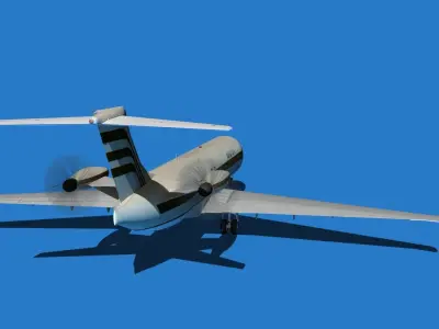 Boeing 7X7-1 Jet Fan V106 3D model
