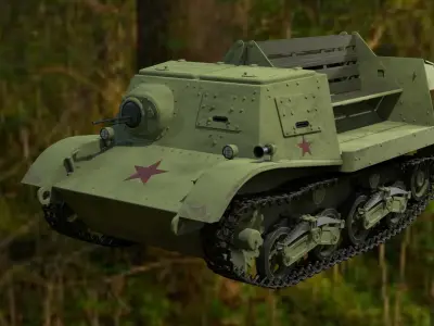 T20  Komsomolets  realistic scale 3D model