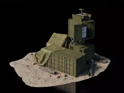 Warzone - Dropped cargo 3D model