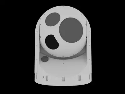 RASID gyro turret 3D model