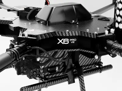 Aurelia X6 v2 Pro Drone 3D model