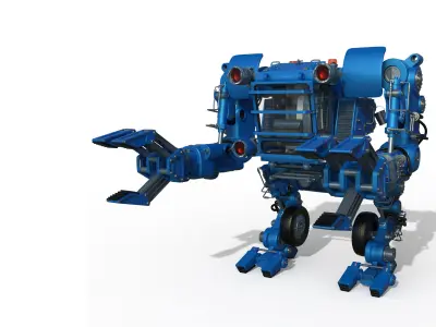 Sci-Fi robot Worker Powerloader 3D model