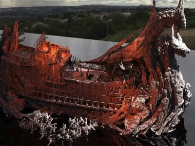 Kharon the Ferryman Water Kitbash 3 3D model