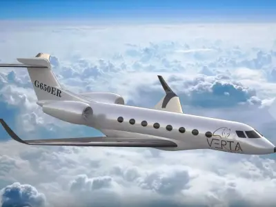 Animated Jet Plane 3D model