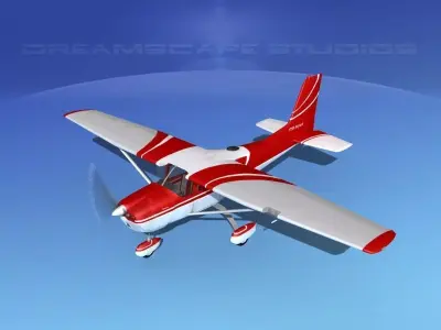 Cessna 175 Skylark V03 3D model