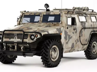 Gaz Tiger 2330 3D model