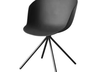  Replica Wendelbo Plastic V1 Chair Model, Black 