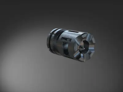 muzzle brake vol15 3D model