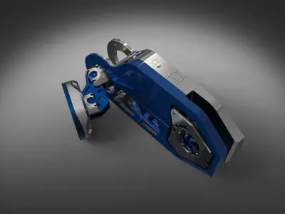 mechanical robotic part 3D model